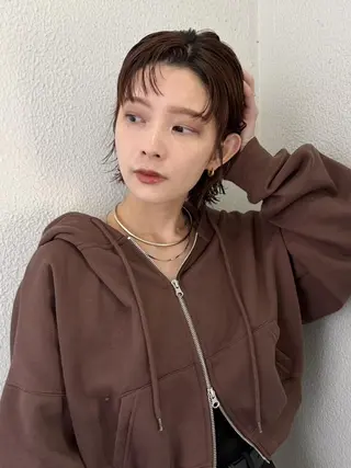 ショート パーマ カラー 🌼U24 ヘアデザインラボのヘアスタイル