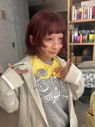 カラー ⭐️植田瑠菜⭐️ カラー／縮毛矯正のヘアスタイル