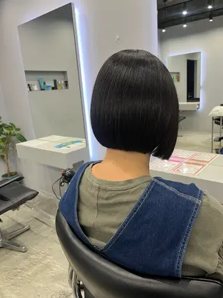 ミディアム 橋本 保奈美のヘアスタイル