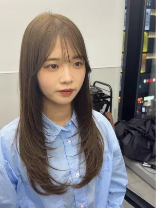 ロング カラー 韓国ヘア🇰🇷 スズキのヘアスタイル