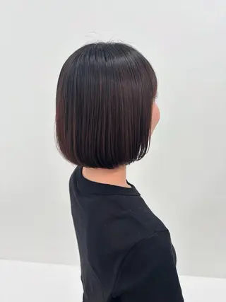 ショート 工藤 璃乃 /ぱつっとボブのヘアスタイル
