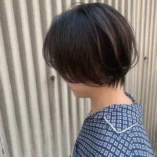 ショート 【ブリーチ髪質改善 パーマ】宮田浩章のヘアスタイル
