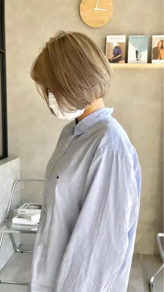 ミディアム カラー 一ノ瀬 暁のヘアスタイル