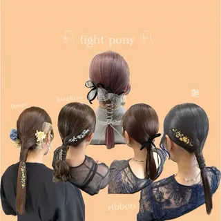 ヘアアレンジ はやしほのか| ヘアセット×カラーのヘアスタイル