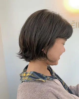ショート カラー 名駅🦢大人艶カラー 🪽カミヤアカネのヘアスタイル