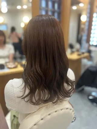 セミロング カラー 🌸 ROPEさとみ🌸のヘアスタイル