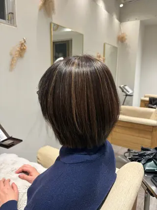 ショート ブリーチカラー/茨木 𝙨𝙖𝙠𝙞💚のヘアスタイル