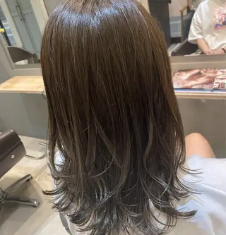 ロング カラー 塚本 昂のヘアスタイル