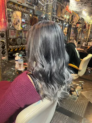 セミロング カラー ヘアアレンジ メンズ KOYA ｺﾔのヘアスタイル