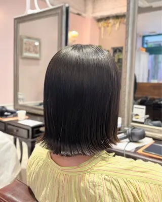 ミディアム 🌱なゆみ🌱透明感 /ナチュラル/高宮のヘアスタイル