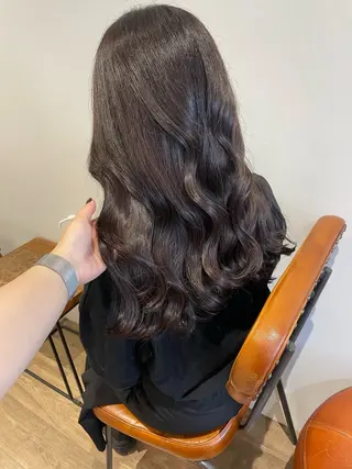 ロング カラー ヘアアレンジ coco♡ 韓国hairのヘアスタイル