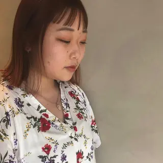 ミディアム yajima Moemiのヘアスタイル
