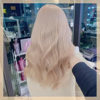 ロング カラー ヘアアレンジ メンズ キッズ マツエク・マツパ ブリーチの髪様 MASATOのヘアスタイル