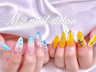 ネイル 長さだし専門店 M2 rikaのネイルデザイン