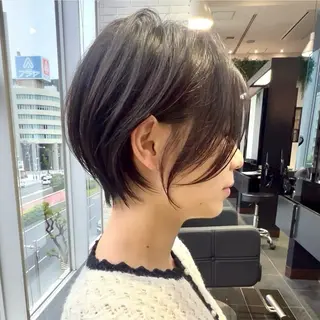 ショート ショート上手い人/ 銀座/なかじのヘアスタイル