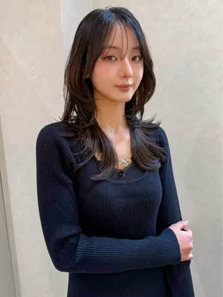 ミディアム カラー 三宅 壱輝のヘアスタイル