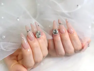 ネイル ワンホン韓国ちゅるん ネイル✨🎀AMIのネイルデザイン