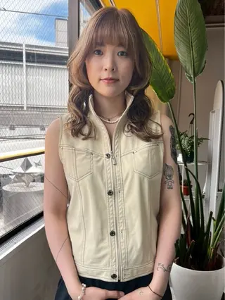 ロング 🍎sun/sun 学大/ヨーコのヘアスタイル