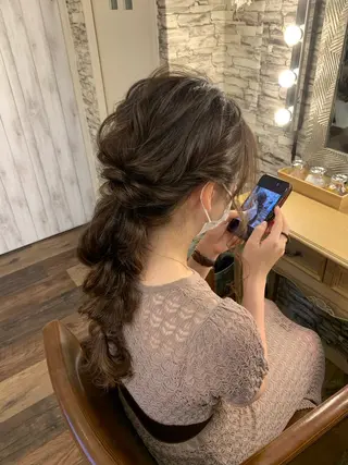 ヘアアレンジ hair make Lucciのヘアスタイル