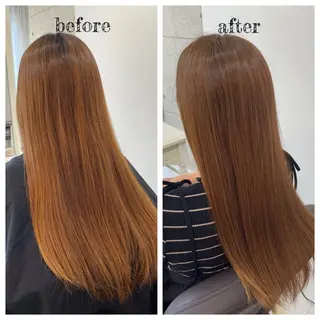 ロング カラー PutiLuca 浅川のヘアスタイル