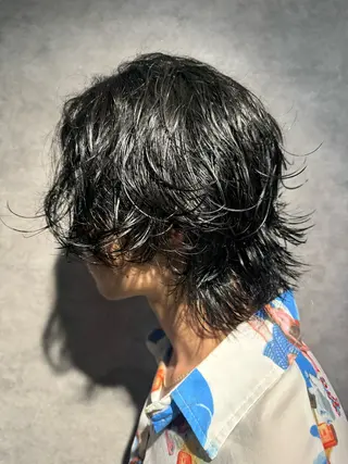 ロング パーマ メンズ REM【阿佐ヶ谷】 MEGUのヘアスタイル