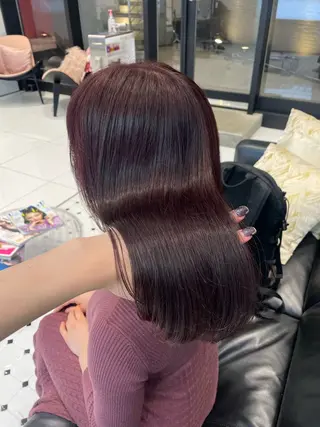 セミロング カラー 【韓国❤️海外ヘア】 AYAKAのヘアスタイル