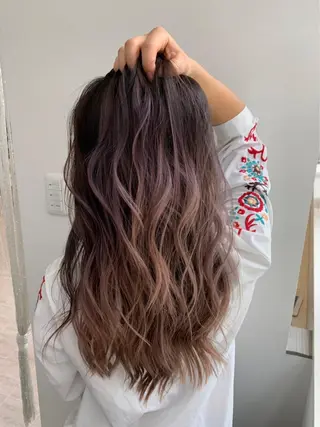 ロング カラー i'll 未空のヘアスタイル