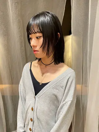 ミディアム ボブ/ショート 吉田竣のヘアスタイル