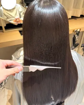 ロング パーマ 大川 七夏のヘアスタイル