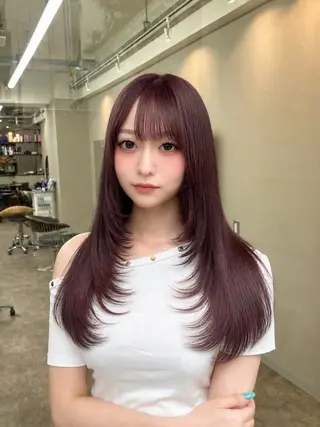 ロング レイヤーモデル募集 🎀メイのヘアスタイル