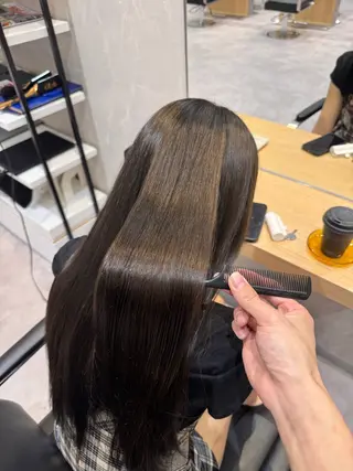 ロング 縮毛矯正/メンズ カット栄 伊藤 翔哉のヘアスタイル