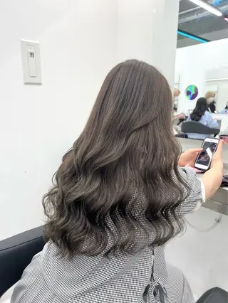 ロング カラー 韓国ヘア/透明感 カラー🎀RUNAのヘアスタイル