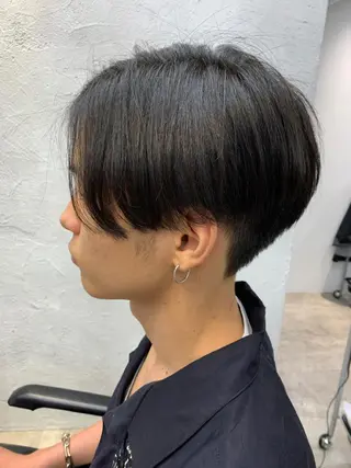 パーマ メンズ 前髪顔周りカット 沼田 拓斗のヘアスタイル