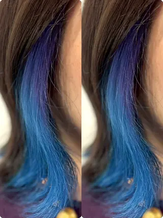 ショート カラー 切っぱなし💇‍♀️ イヤリング🎨龍之介のヘアスタイル
