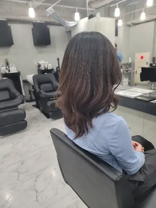 セミロング カラー ヘアアレンジ ❇️安達 優心❇️ レイヤー/艶髪特化のヘアスタイル