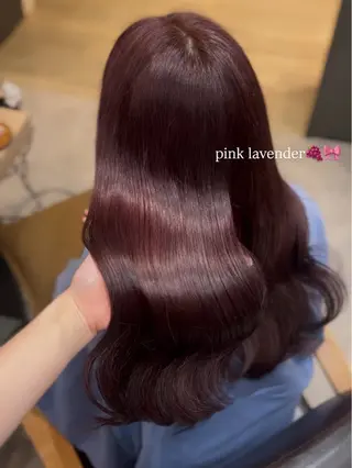 ロング カラー Ami♡表参道/艶髪 ピンク/盛れカットのヘアスタイル
