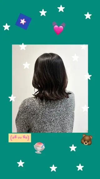 ミディアム SHION🍒ྀི/ ヘアメ/ピンクカラーのヘアスタイル