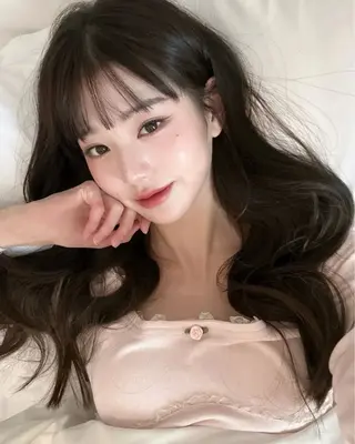 ロング カラー パーマ ヘアアレンジ メンズ 上品＆韓国風 🥀海心🥀のヘアスタイル