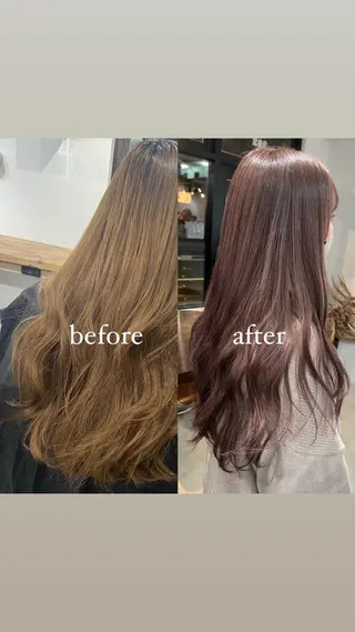ロング カラー nito misakiのヘアスタイル