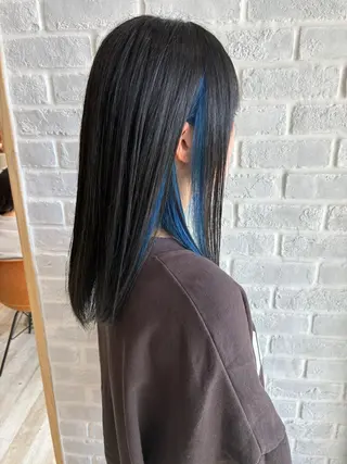 ロング 齋藤 真之介のヘアスタイル
