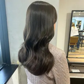 ロング カラー otoha✳︎ くすみ艶カラーのヘアスタイル