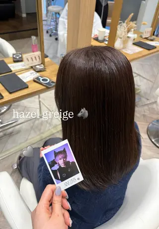 ミディアム 蓮池 愛海のヘアスタイル