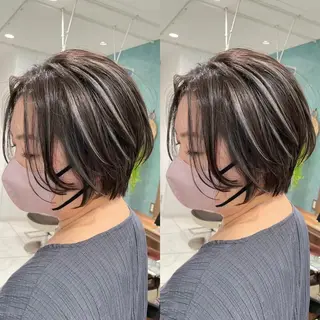 ショート 🦋ダブルカラー 💖RYUGA💖のヘアスタイル