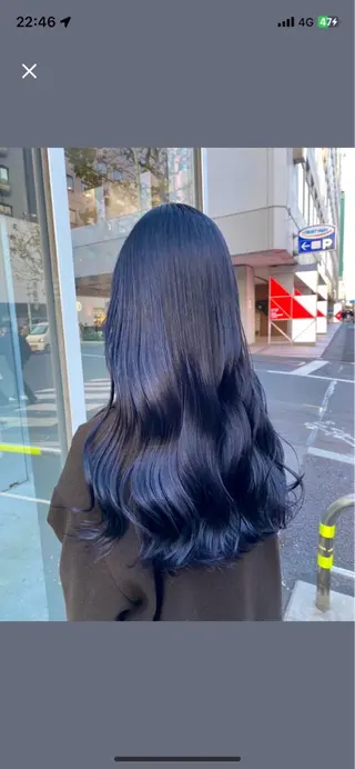 ロング カラー パーマ ヘアアレンジ 透明感ブリーチカラー 🌈TOMOHIROのヘアスタイル