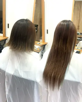 💖韓国カラー エクステmikotoのヘアスタイル