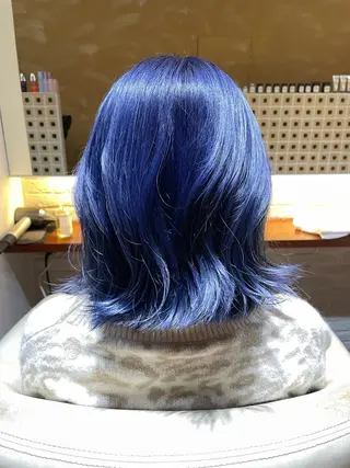 ミディアム カラー CoCooN 店長 さのえみのヘアスタイル