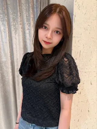 ミディアム カラー mai / linoah˚✧のヘアスタイル