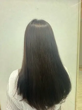 ロング カラー すずき あやねのヘアスタイル