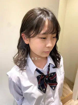セミロング CASANE 大橋康智のヘアスタイル