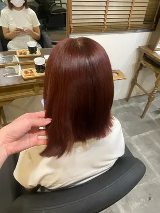 ミディアム momoka モデル募集のヘアスタイル
